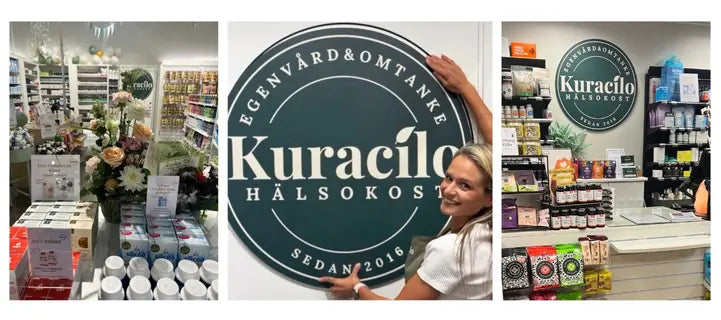 Cecilia med sina butiker