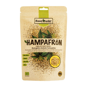 Hampafrön skalade Eko 300g